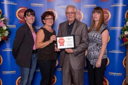 Earl Holden with Val, Tamara and Cathairne