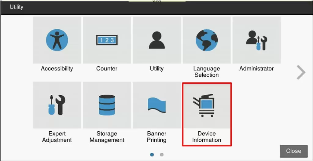 device information